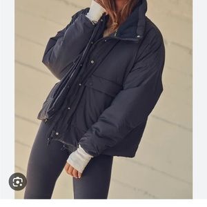 Free People Phoebe Packable Puffer Jacket (black)